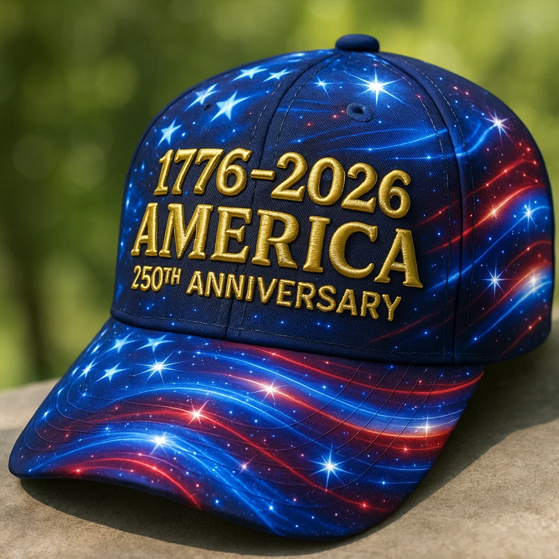 250th Anniversary of the United States Printed Casual Hat