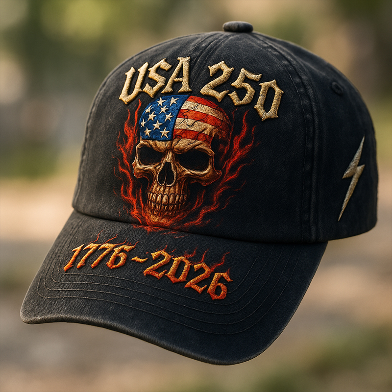 Happy Birthday America 250th Anniversary Art Print Hat