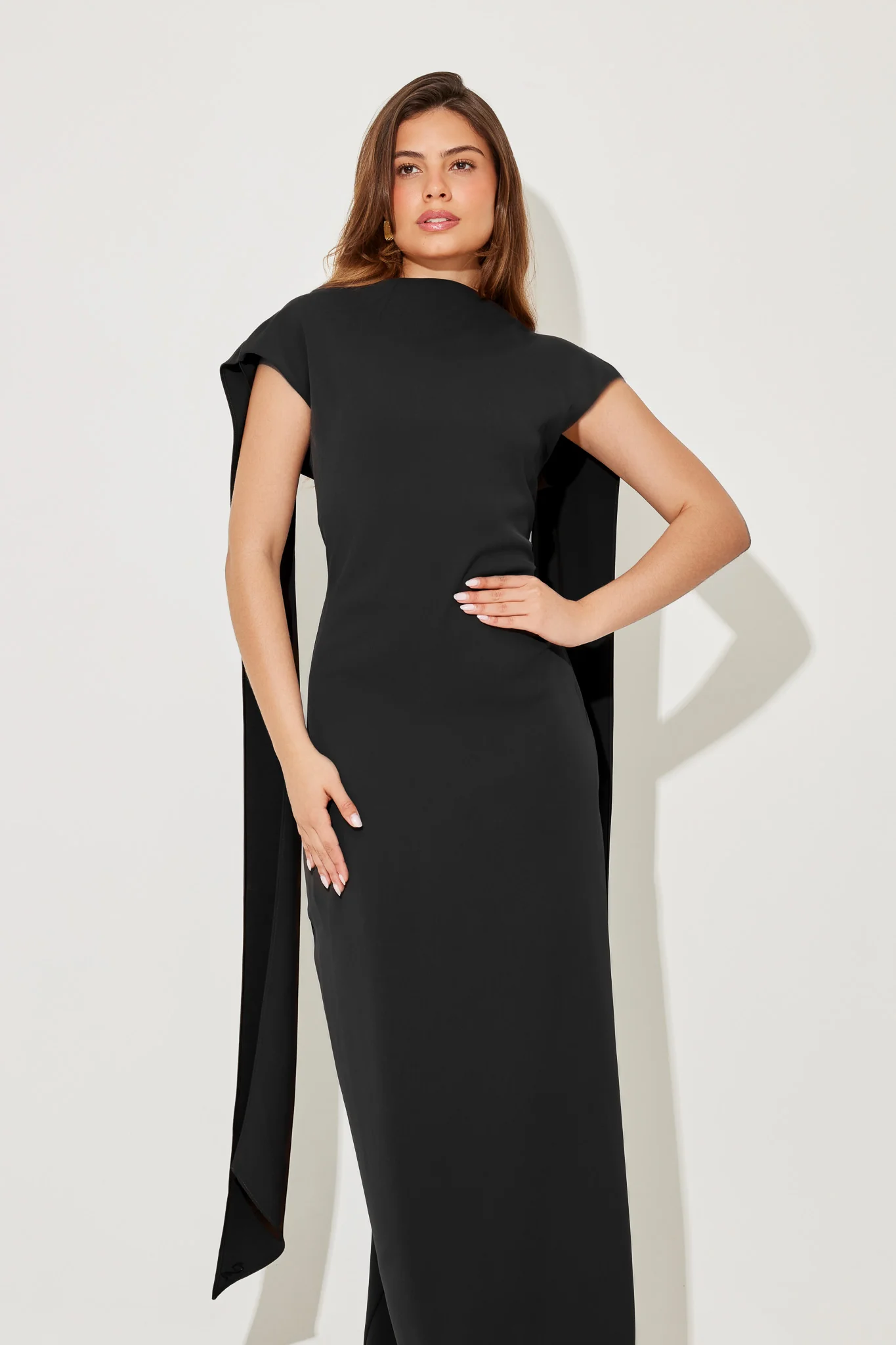 Drape Maxi Dress