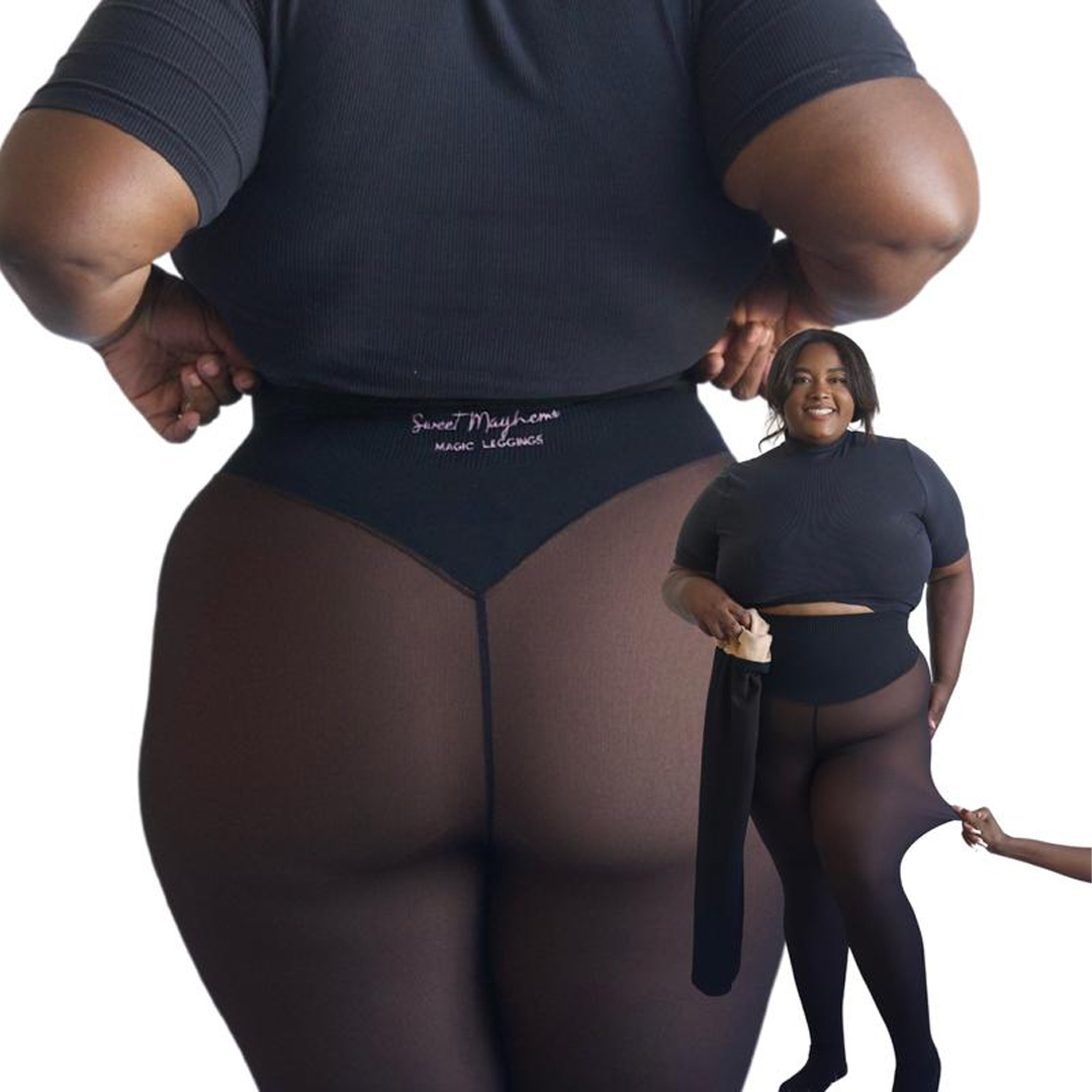 NEW COMPRESSION BAND & ONE SEAM OPTION! THE ORIGINAL MAGIC FLEECE LINED LEGGINGS