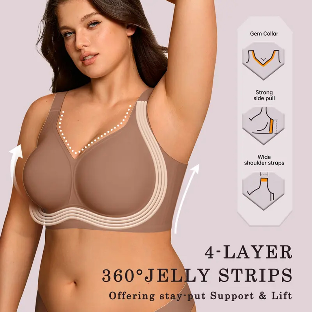 Women Wirefree Bras for Women Full Coverage No Underwire Everyday Bras Comfortable Wireless Padded Bras