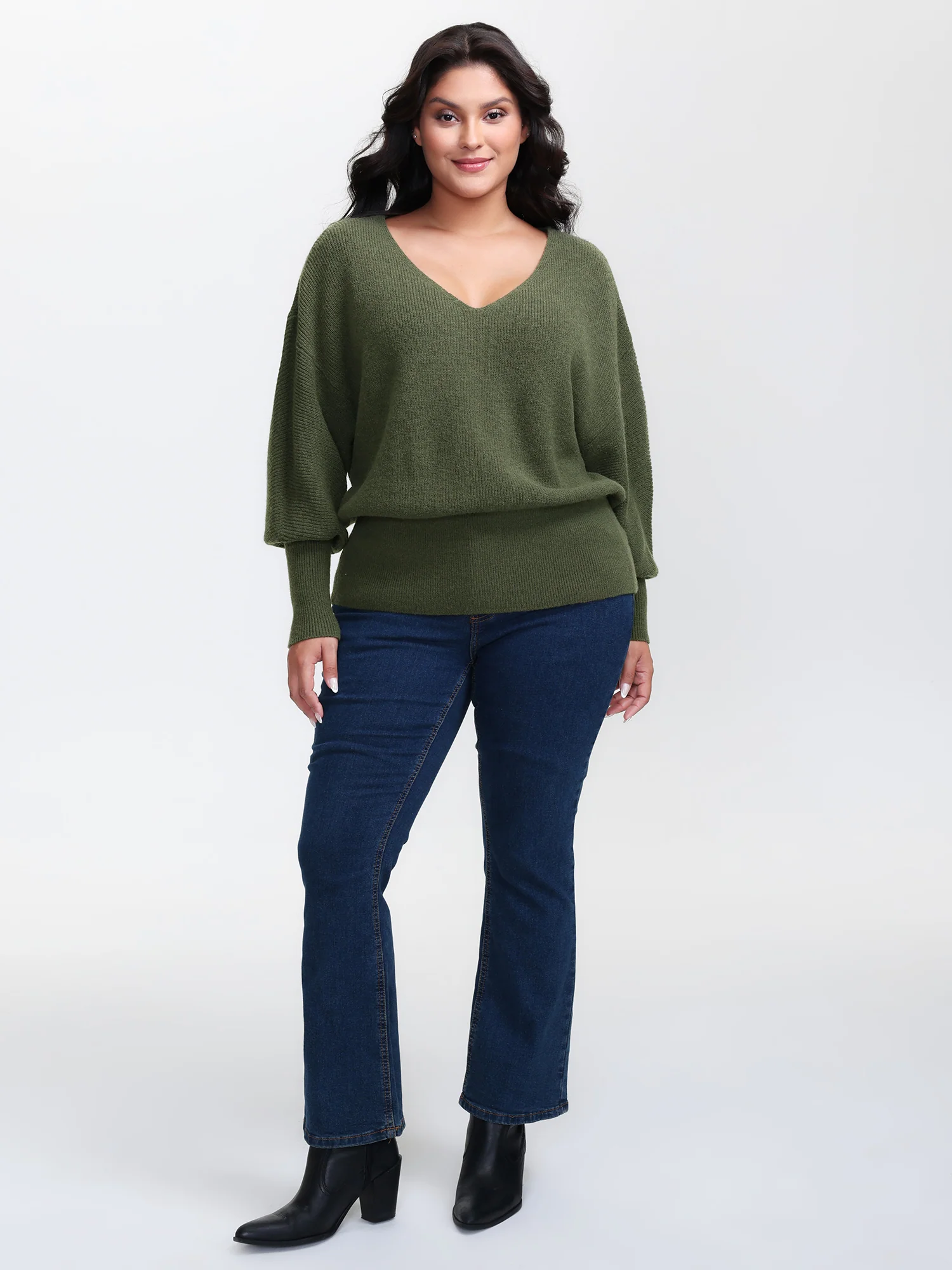 Backless Cut-Out Cropped Pullover