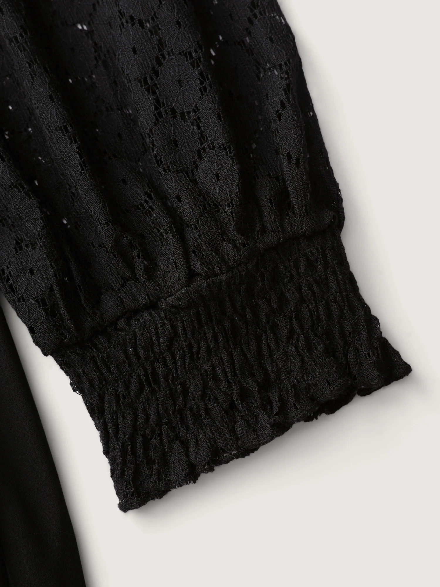 Sheer Lace Cut-Out Detail Midi Dress