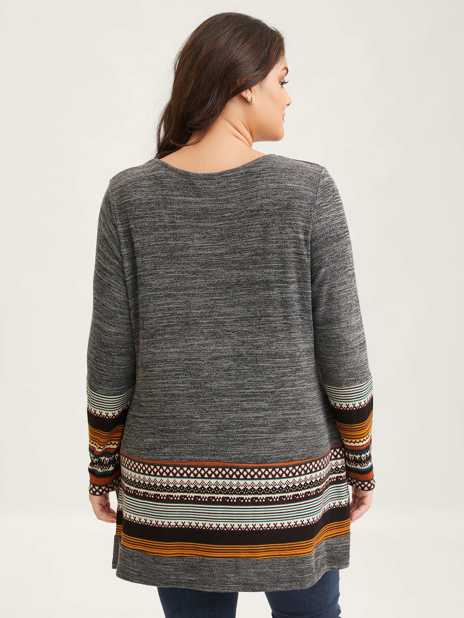 Tunic Boho Print Pocket T-shirt