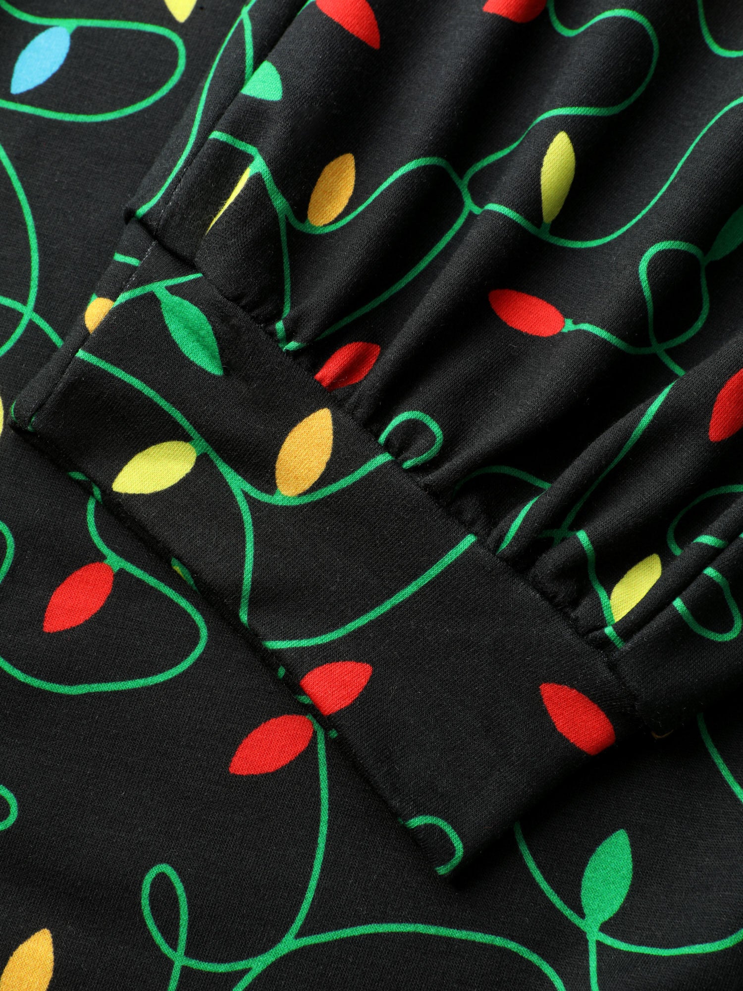 Colorful Lights Pattern Stretchy-Fit Pants