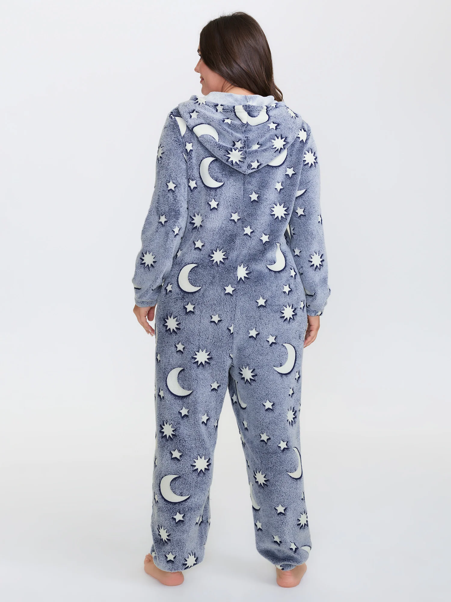 Easy Peezy Fluffy Star Moon Jumpsuit