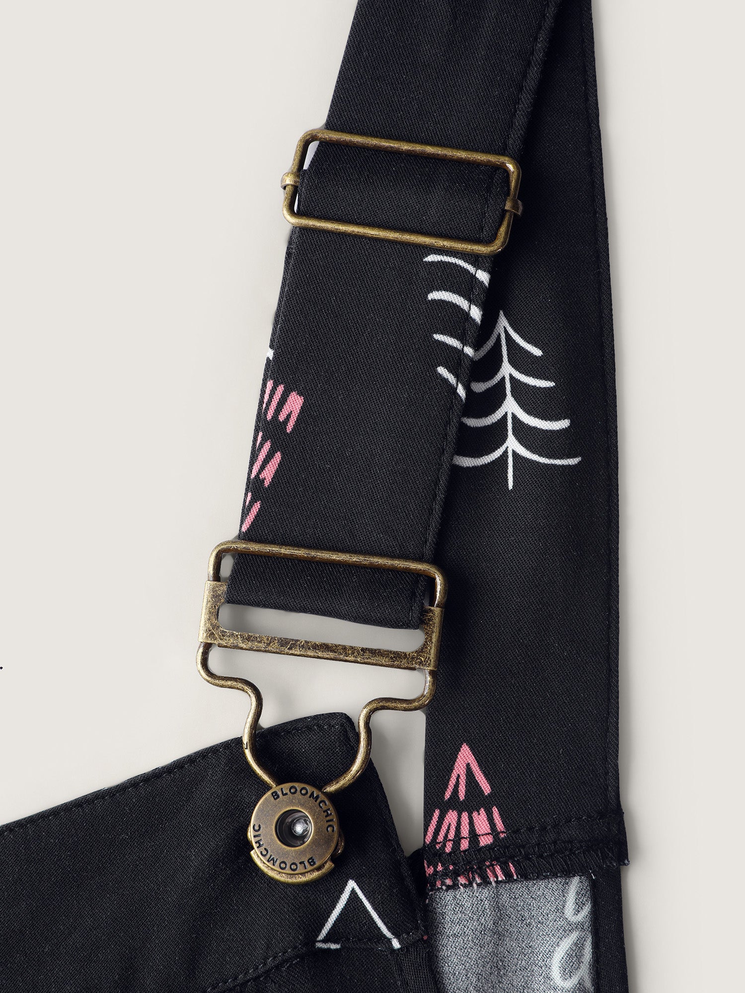 Holiday Tree Rayon Pockets Midi Dress