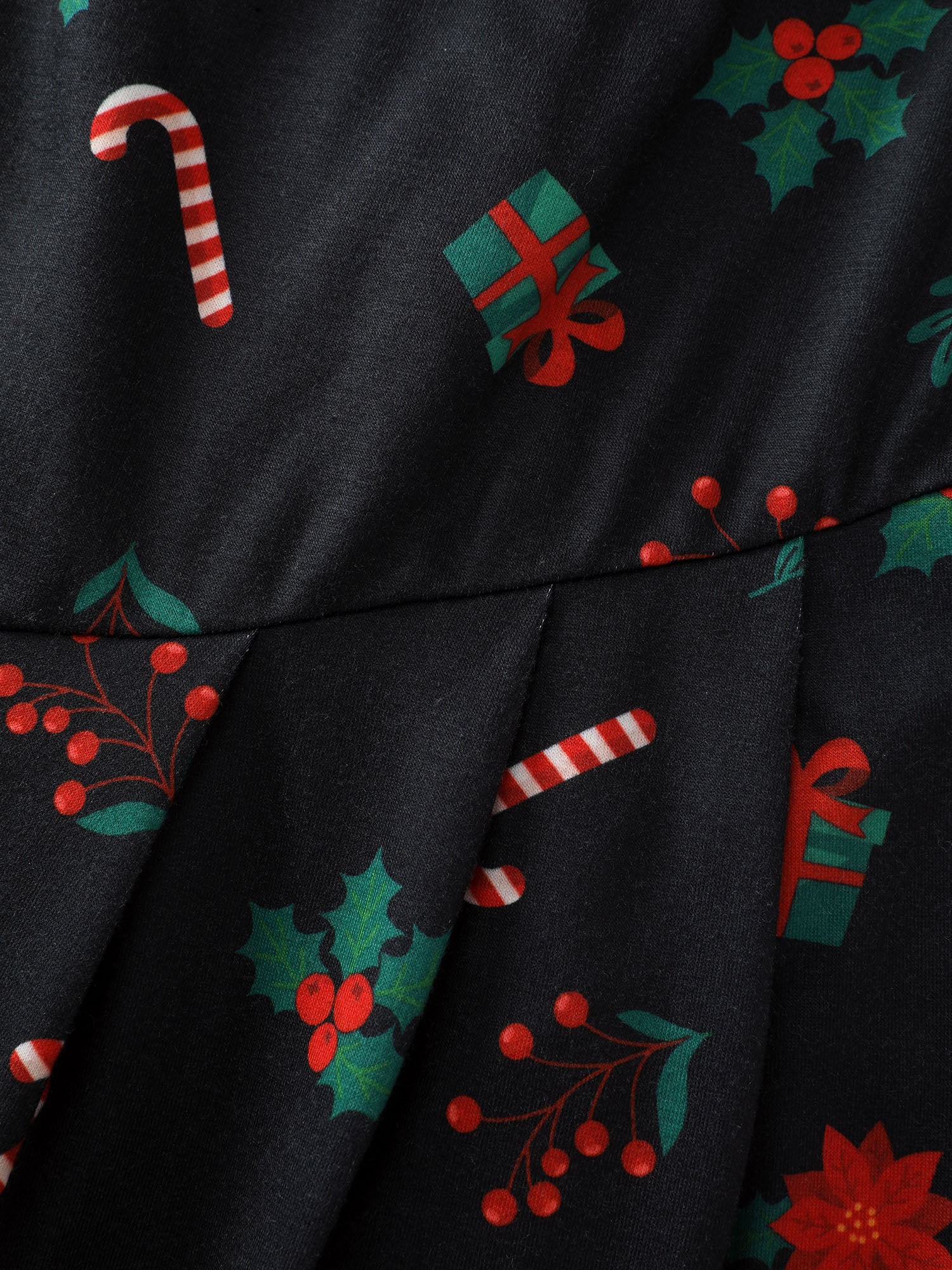 Holiday Candy Stretchy Overall Jumpsuit