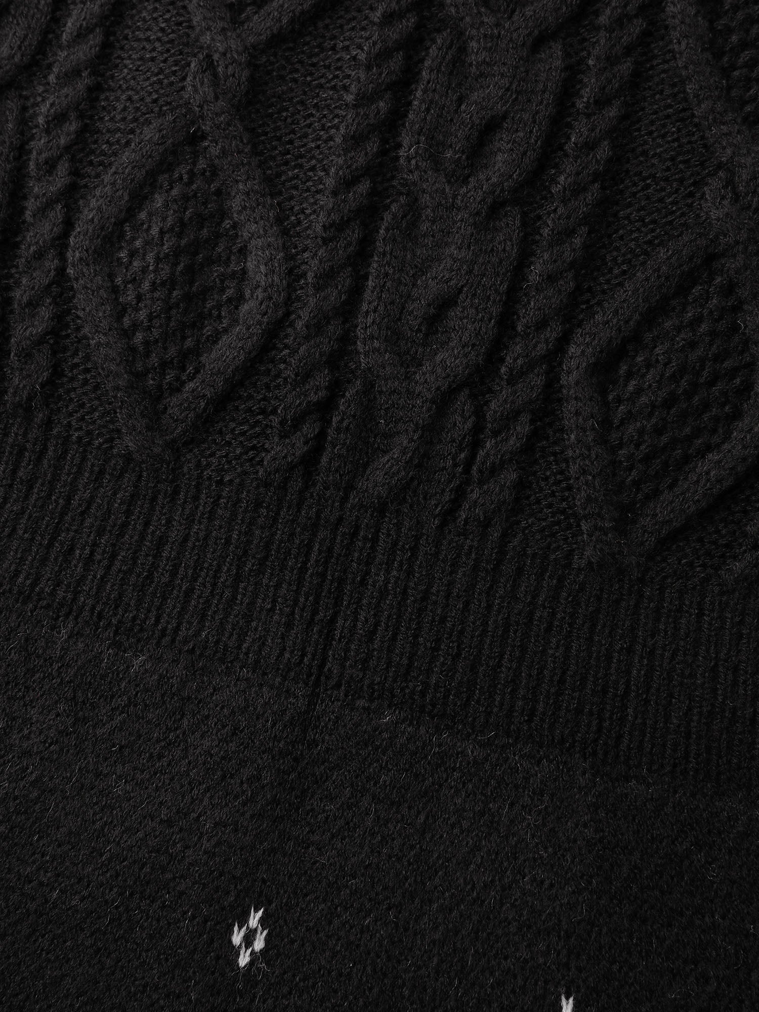 Christmas Textured Pattern Midi Sweater Dress