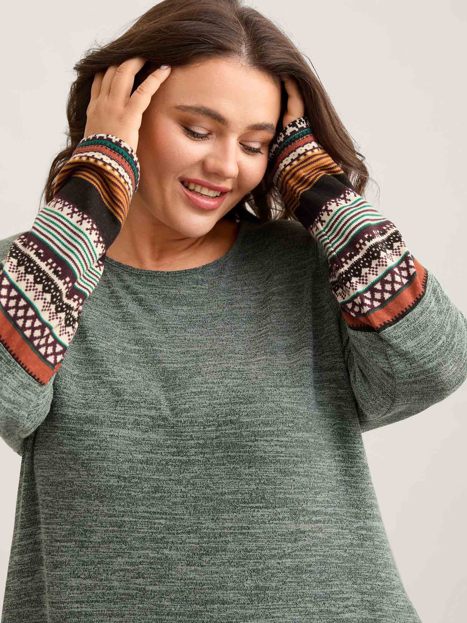 Tunic Boho Print Pocket T-shirt