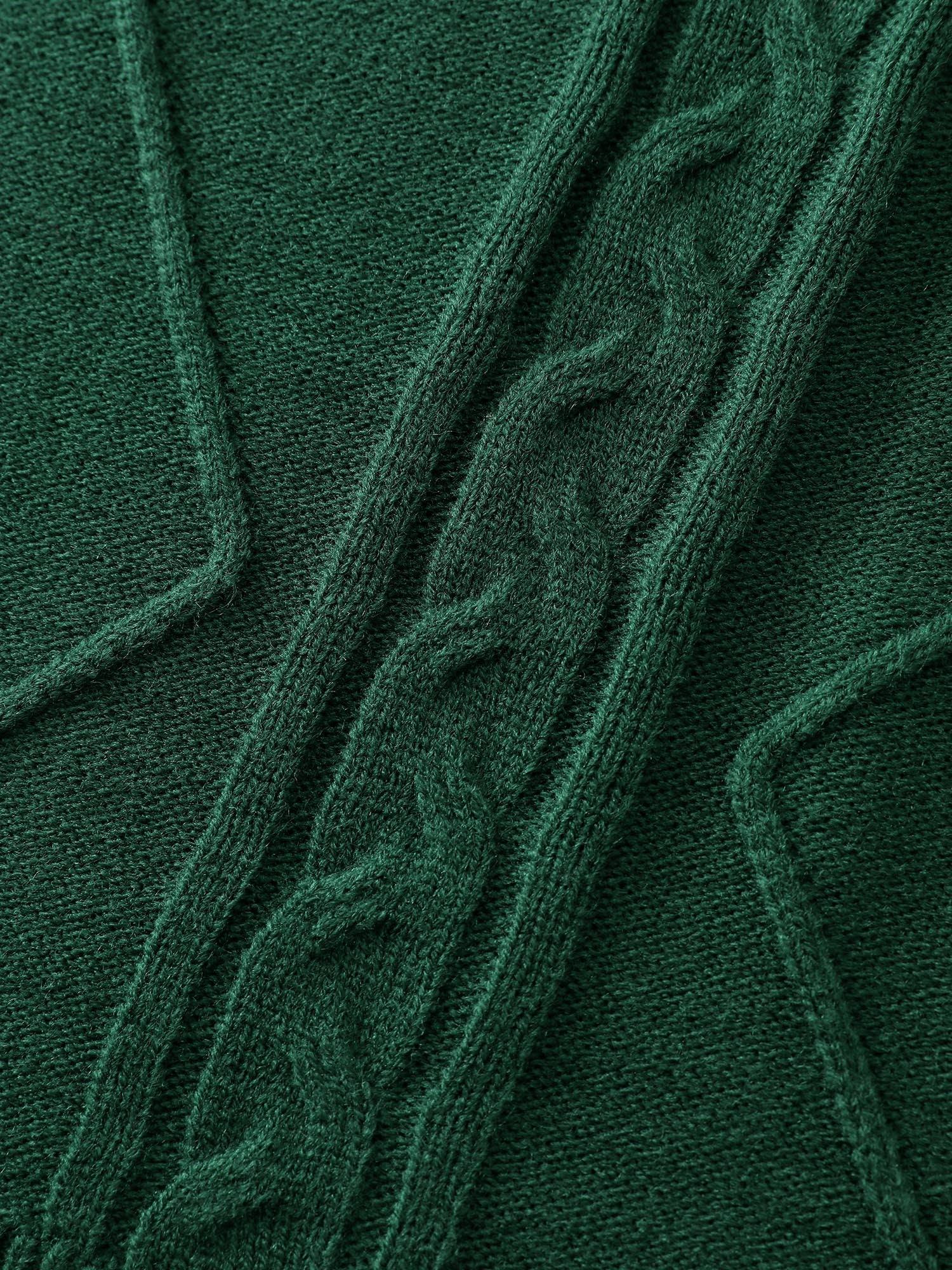 Gingerbread Fair-Isle Contrast Pullover