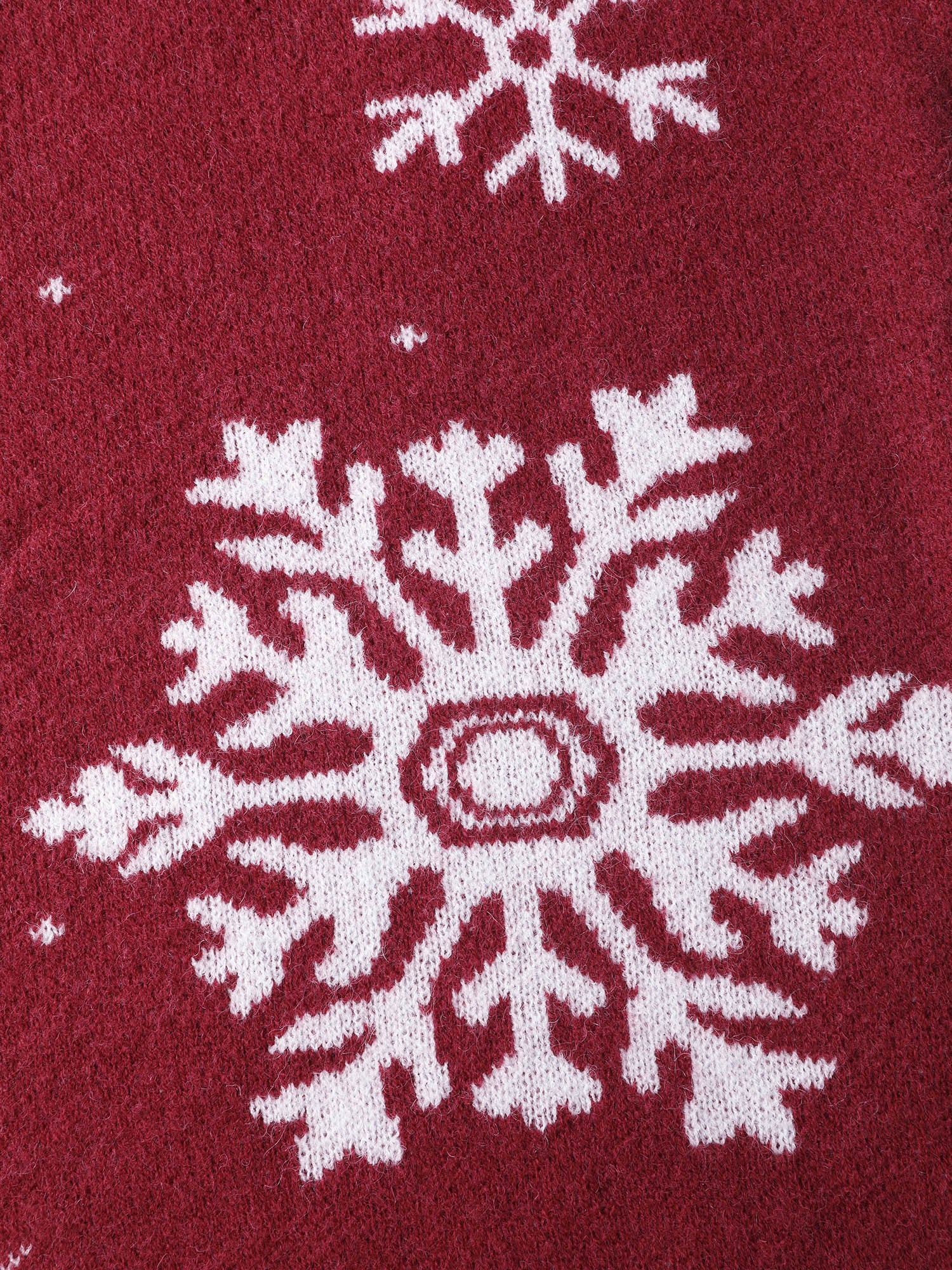 Snowflake Pattern Drop Shoulder Sweater Dress | Cozy Winter Essential ❄️