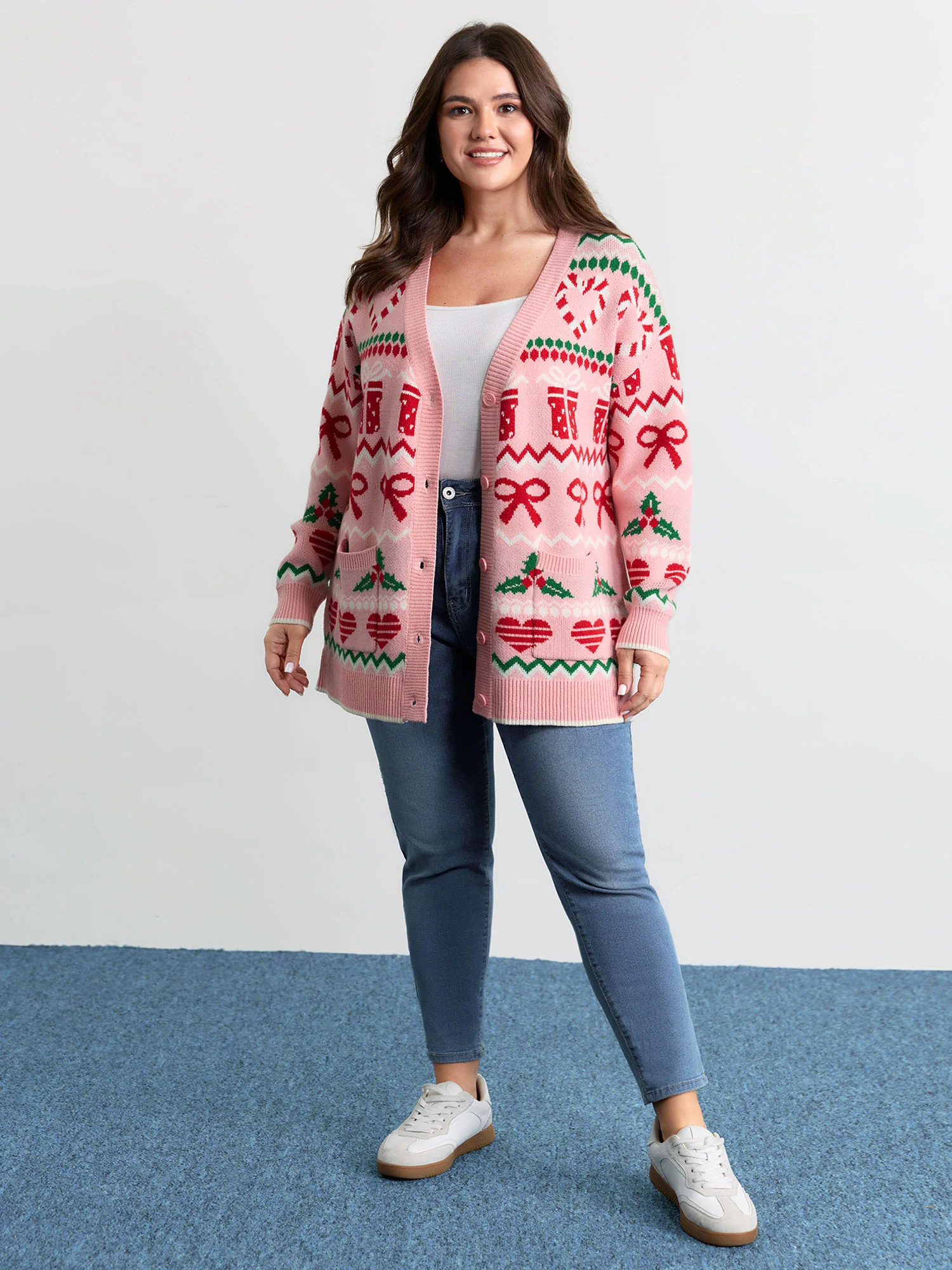 Supersoft Everything Holiday Knit Cardigan