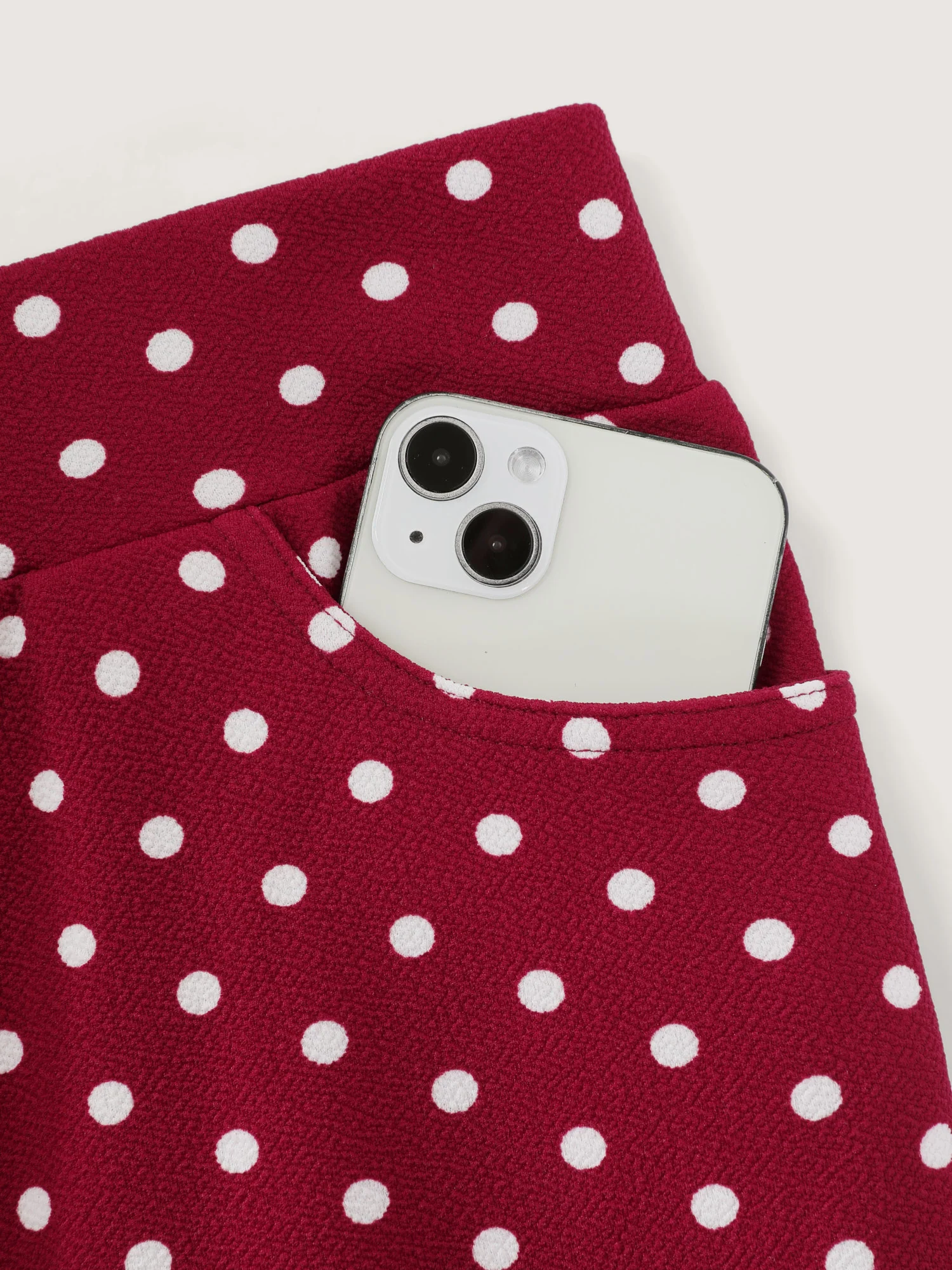 Polka Dots Skinny-Fit Pants