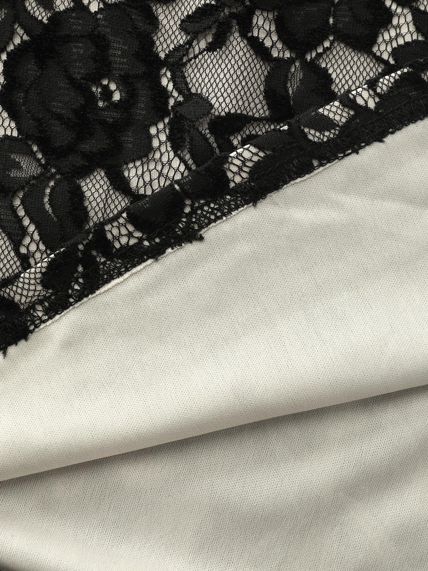 Floral Lace Scoop Neck Tank Top