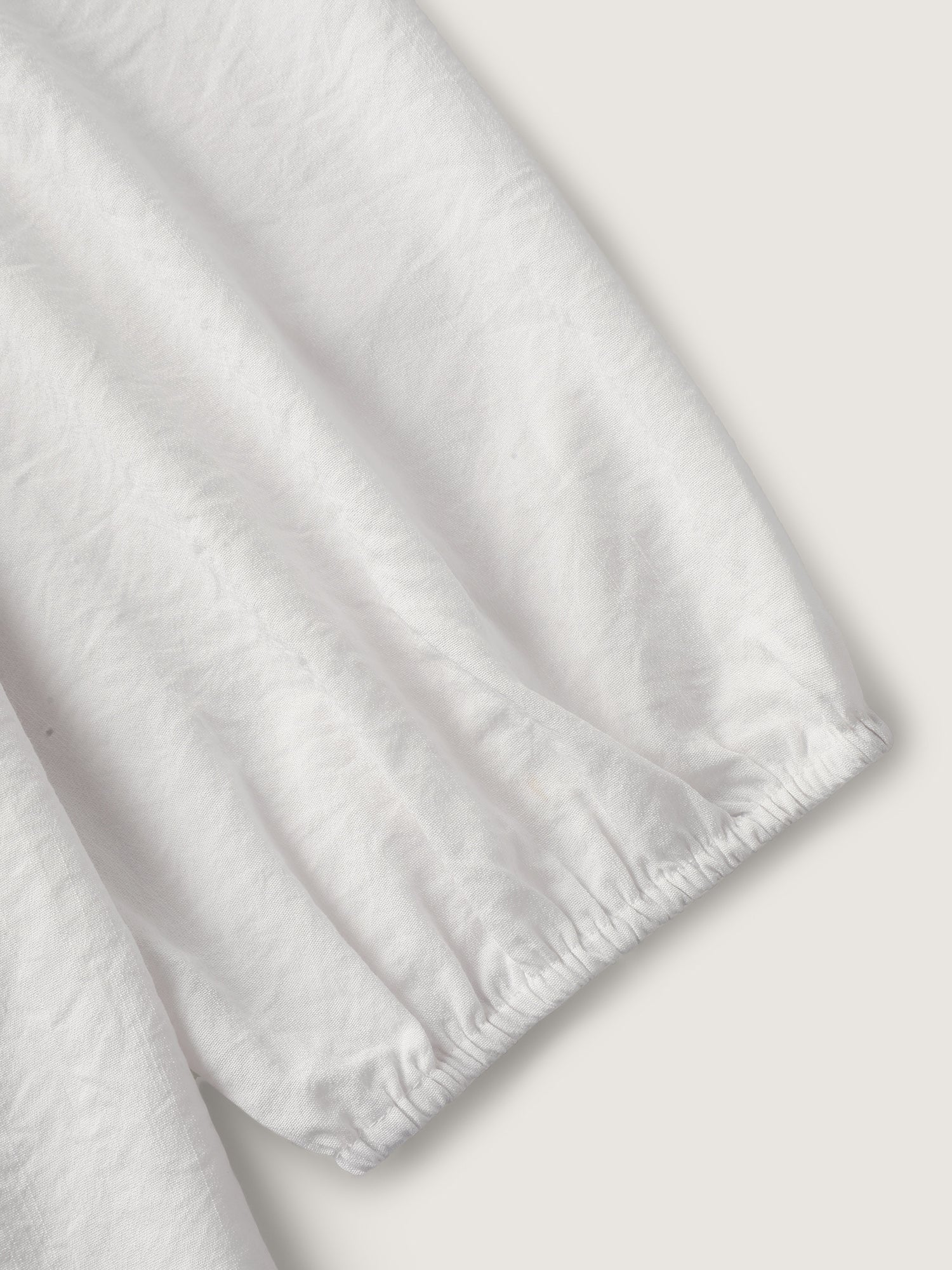 Boho Embroidered Neckline Ruffled Neck Blouse