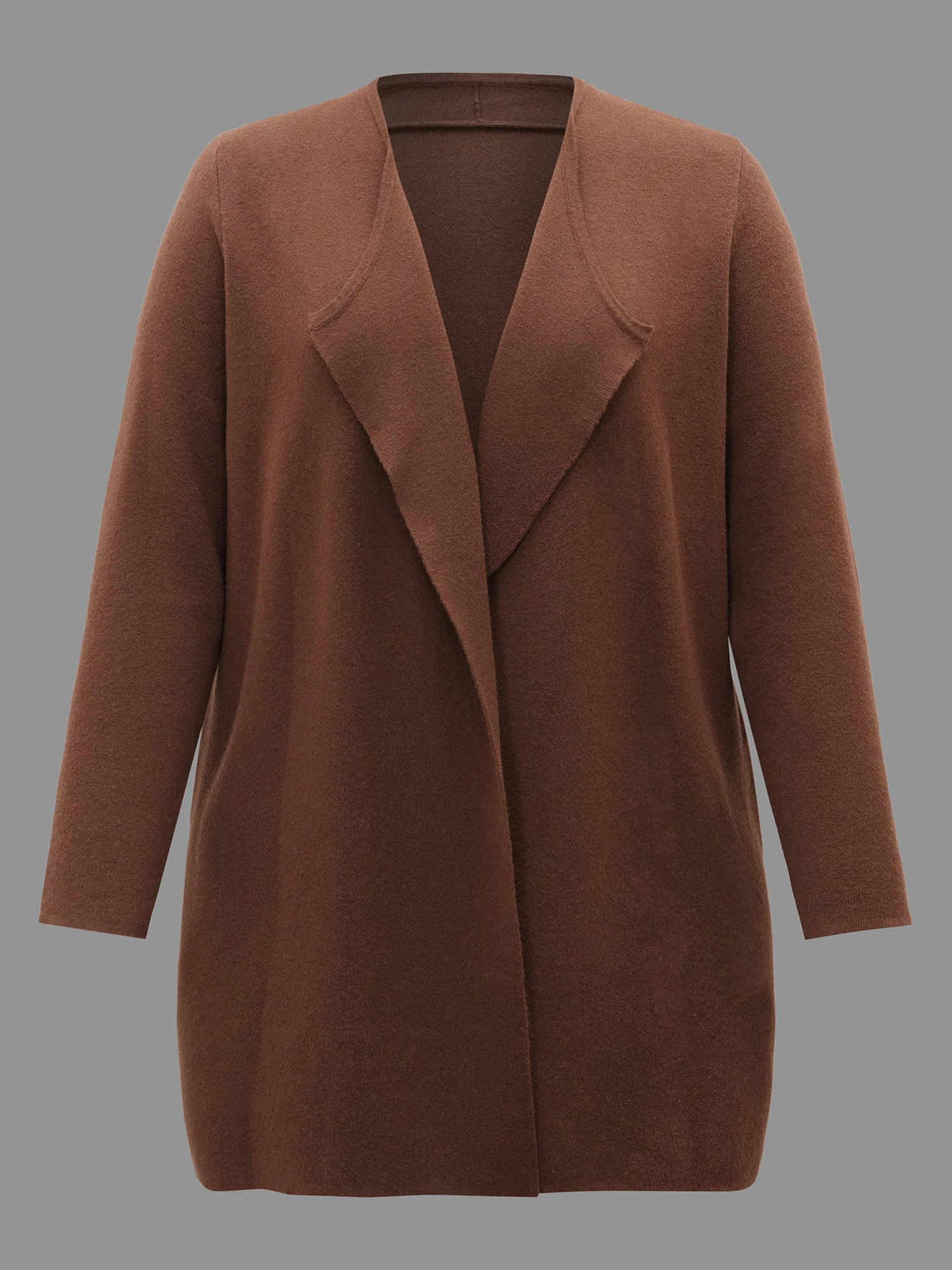 Supersoft Essentials Side Pocket Collared Knit Cardigan