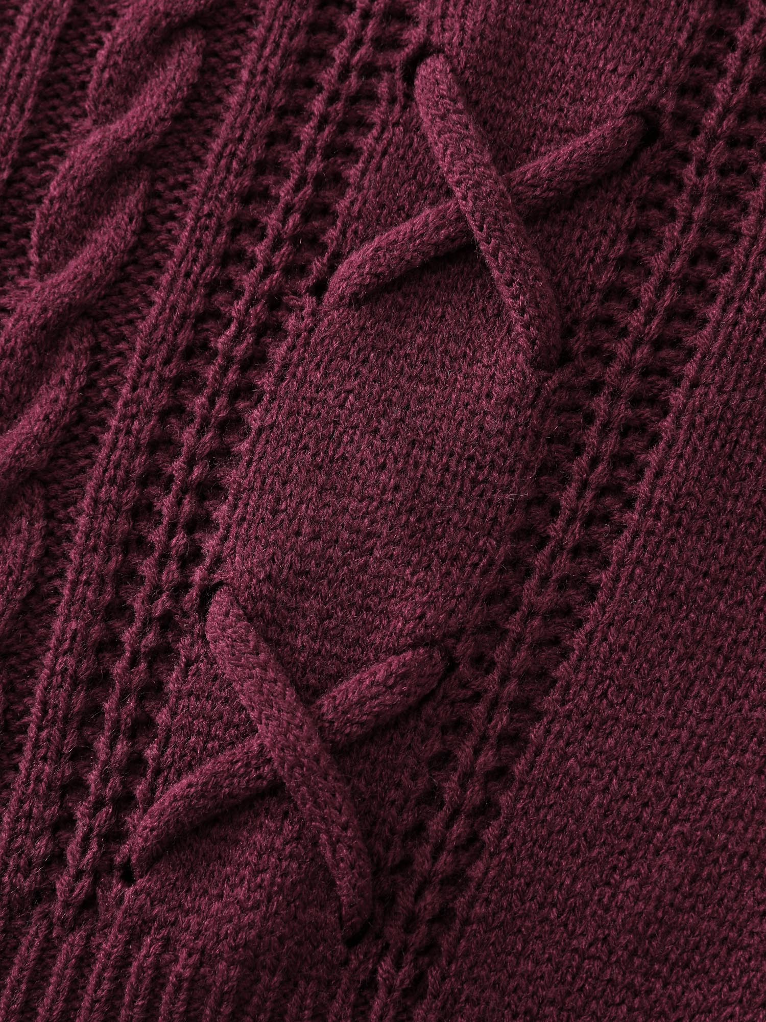 Textured Ruffled Lantern Sleeve Pullover