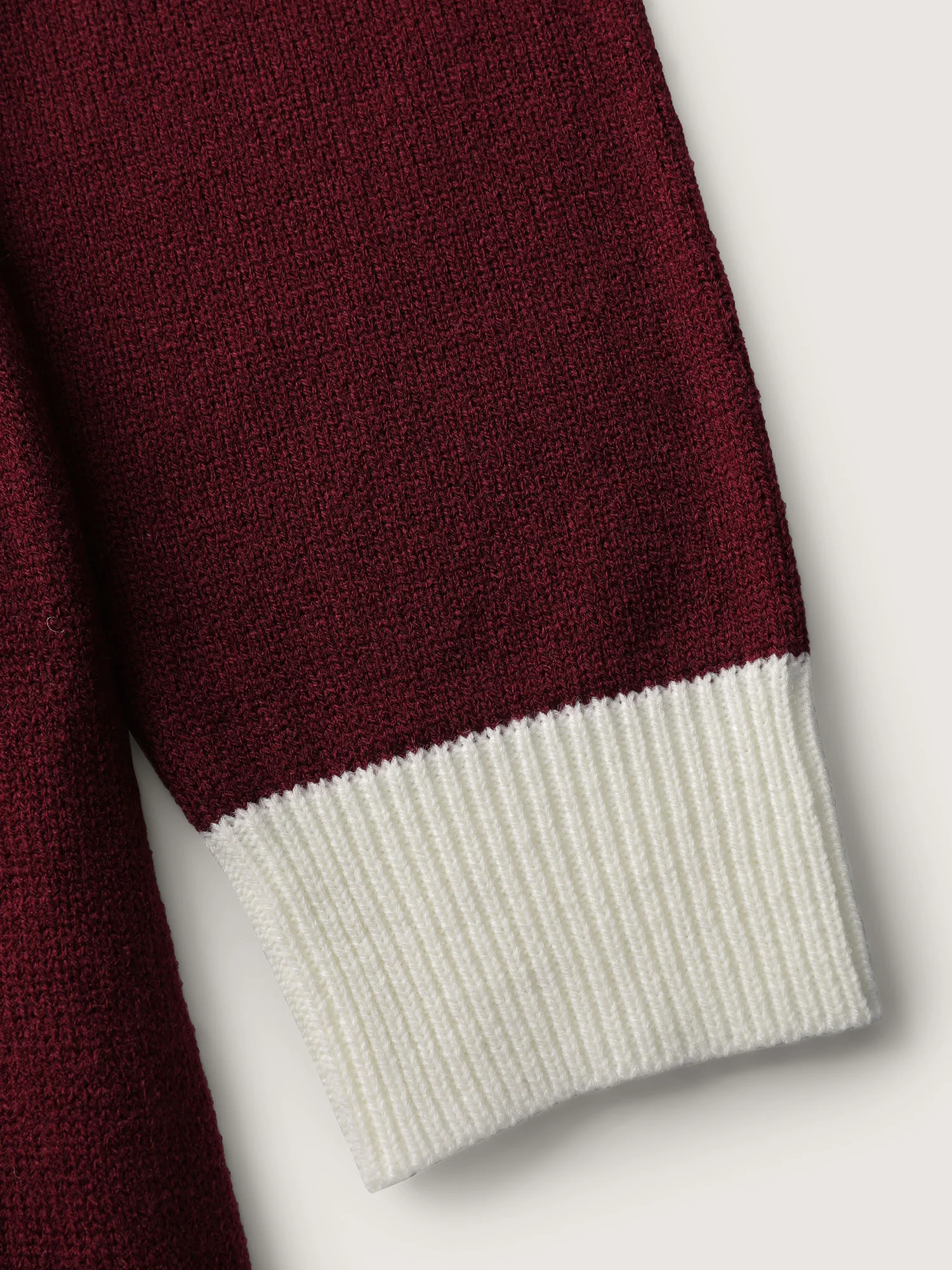 Reindeer Print Cinched-Waist Sweater Midi Dress