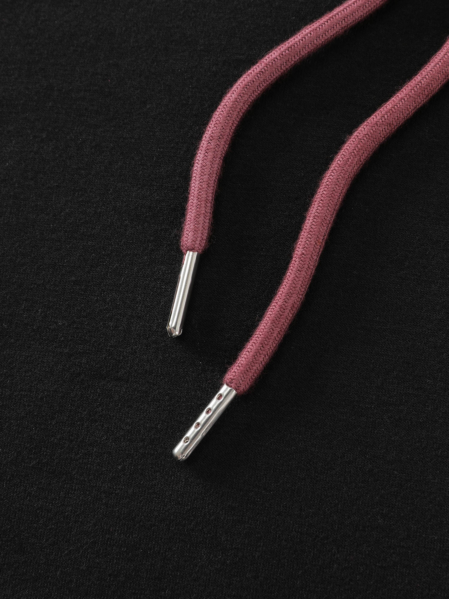 Stripe Color Contrast High Neck Sweatshirt