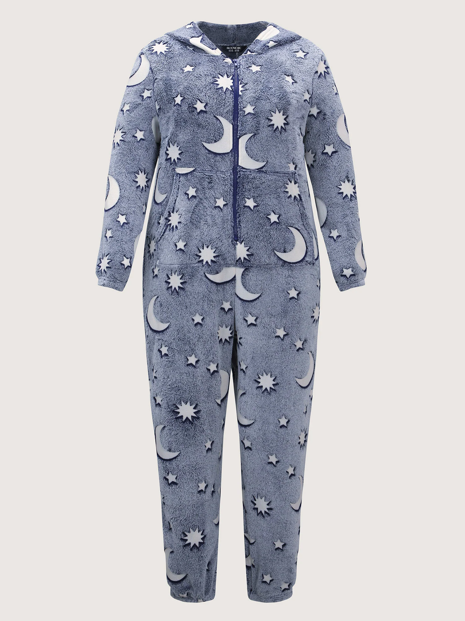 Easy Peezy Fluffy Star Moon Jumpsuit