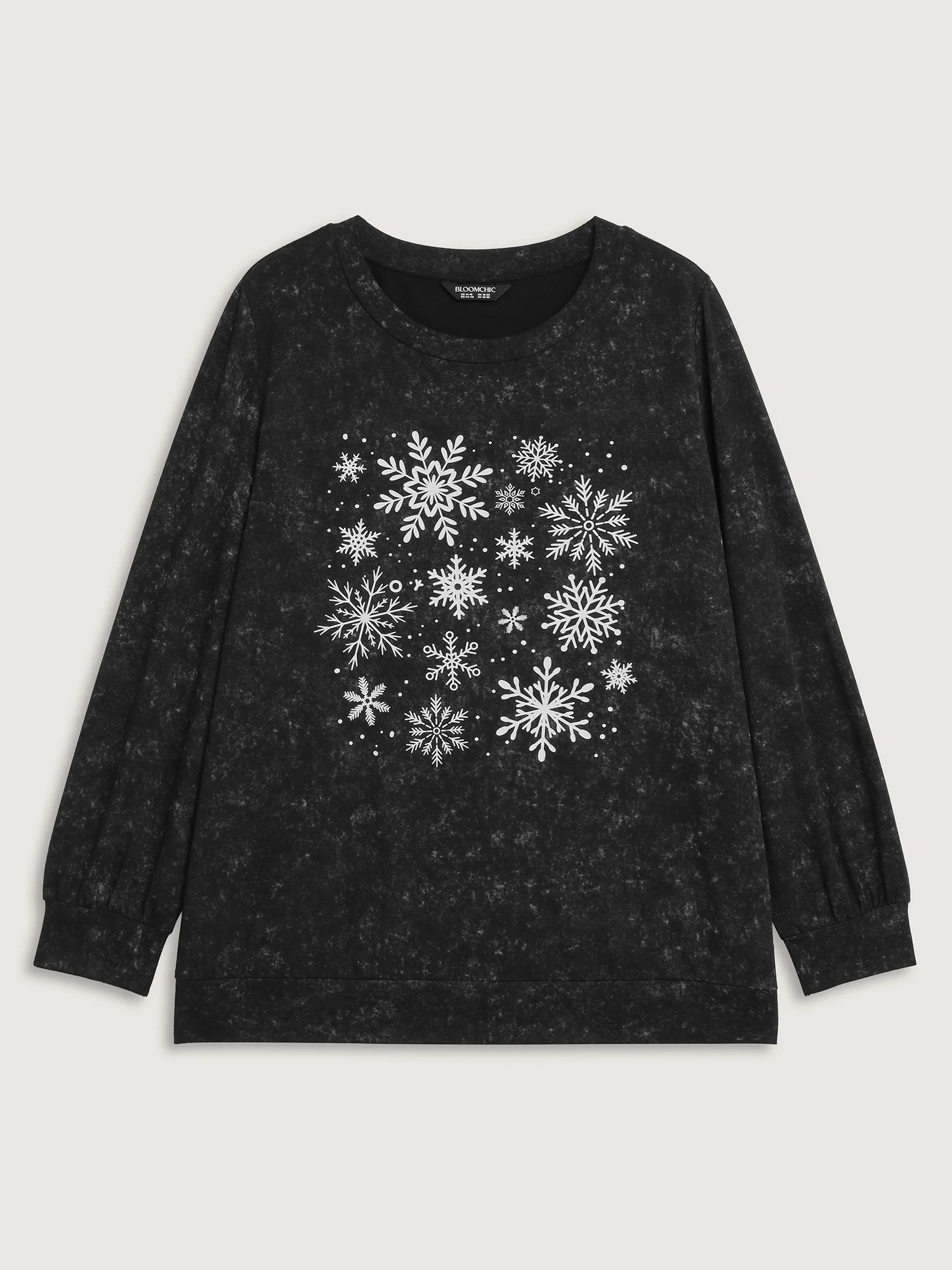 Holiday Cozy Print Sweatshirt