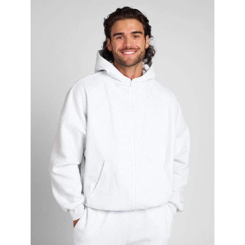 ​​Oversized Zip-Front Hoodie​