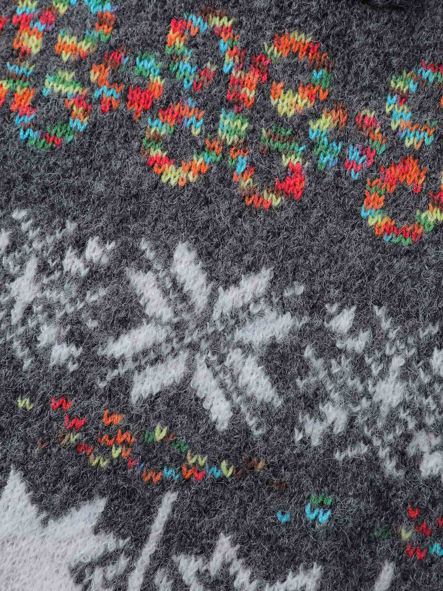 🧥Boho Print Jacquard Hooded Cardigan | Artistic Knit Cover-Up, Loose Fit