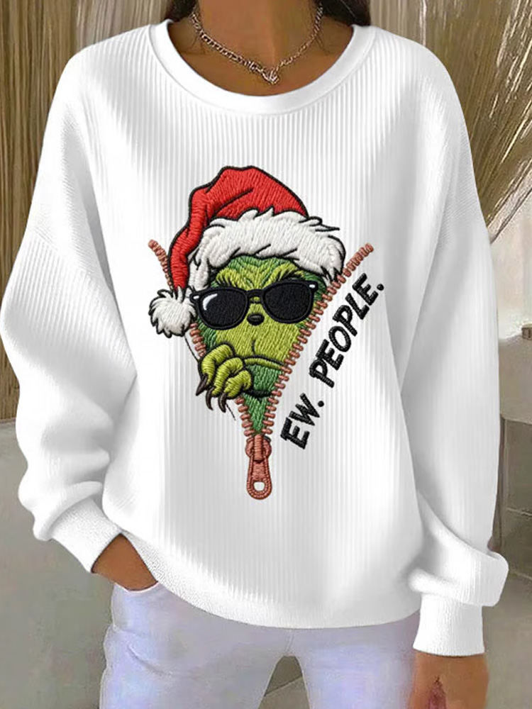 🎄 Christmas Grinch Sweater｜Cozy Mischief & Holiday Vibes 😈