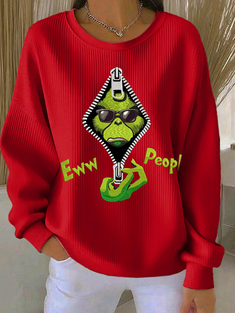 🎄 Christmas Grinch Sweater｜Cozy Mischief & Holiday Vibes 😈