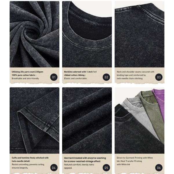 Christmas Tree Cat Japan Washed T-Shirt