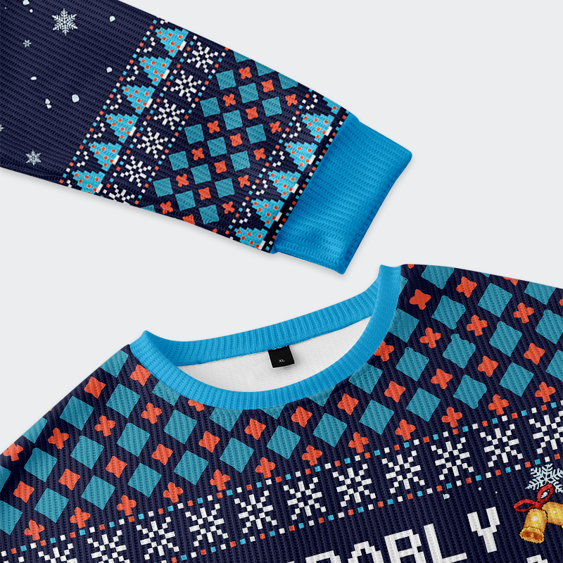 Free Shipping! 🎄Festive & Cozy Sweatshirt | Too Tired to Fully Jingle 😴