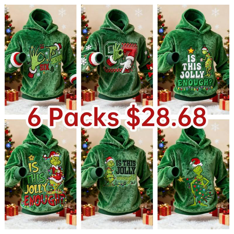 Free Shipping!🎄Grinch Festival Hoodie | Cozy & Street-Style Ready 😈
