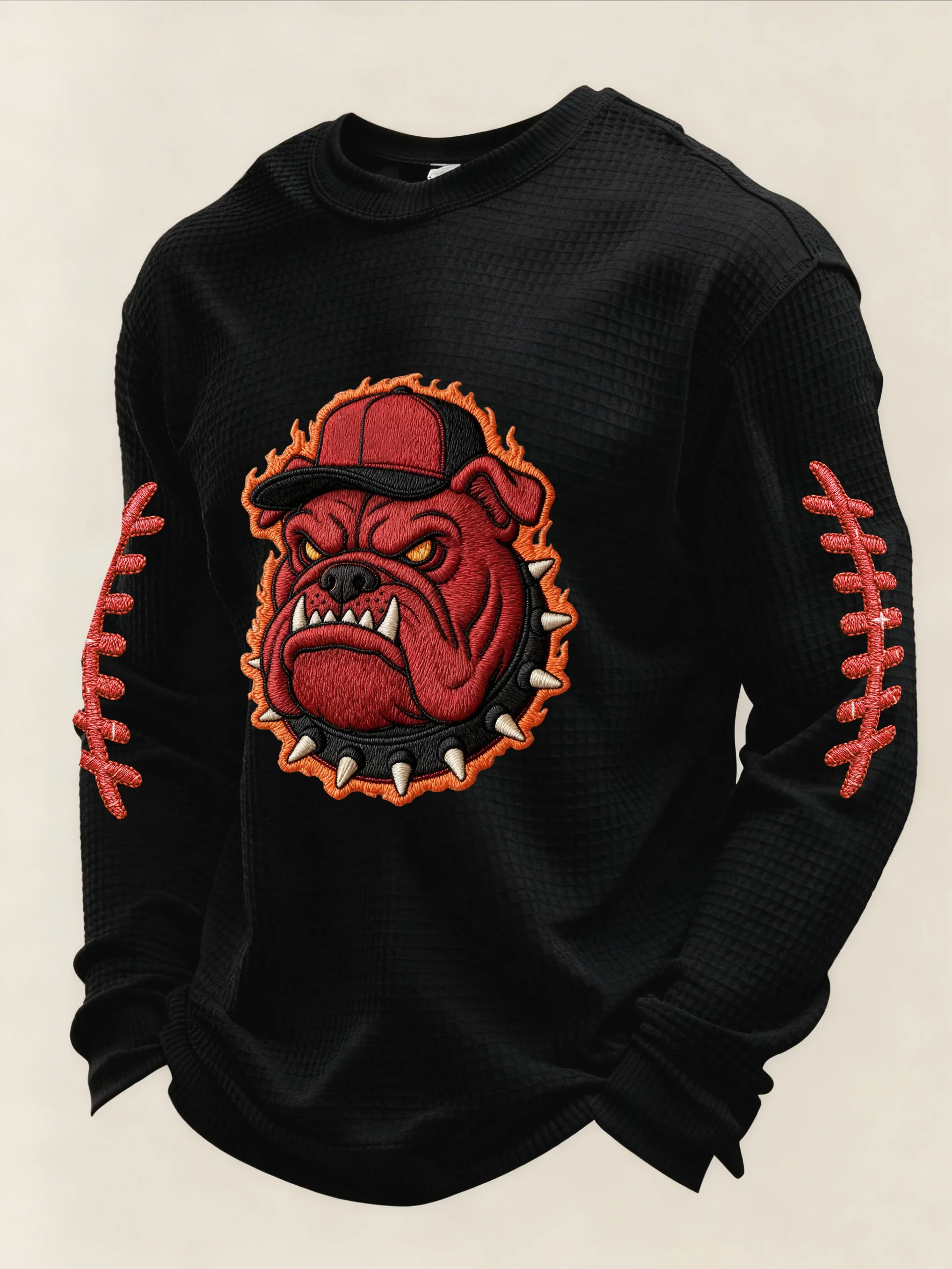 Men's Rugby Print Athletic Casual Top