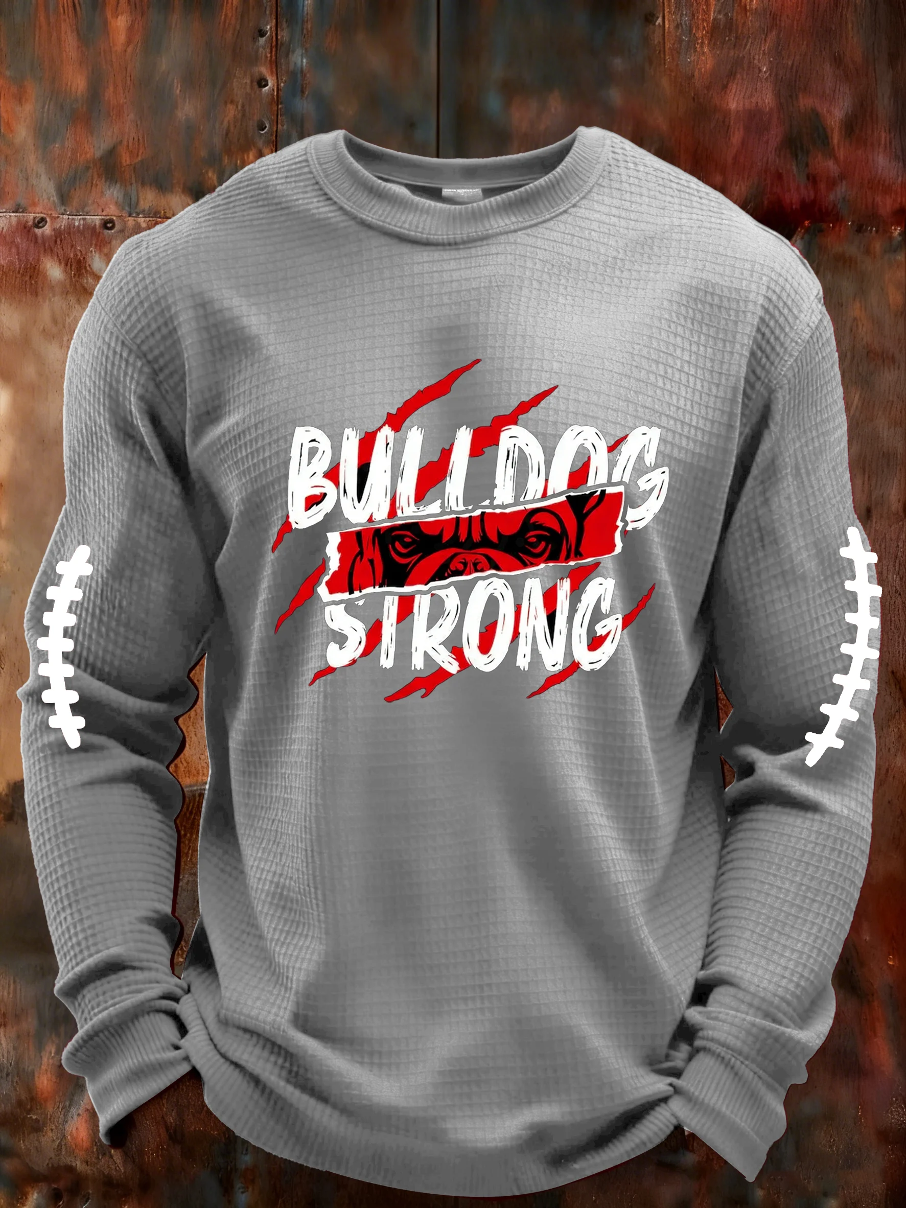 Men's Casual Rugby Print T-shirt