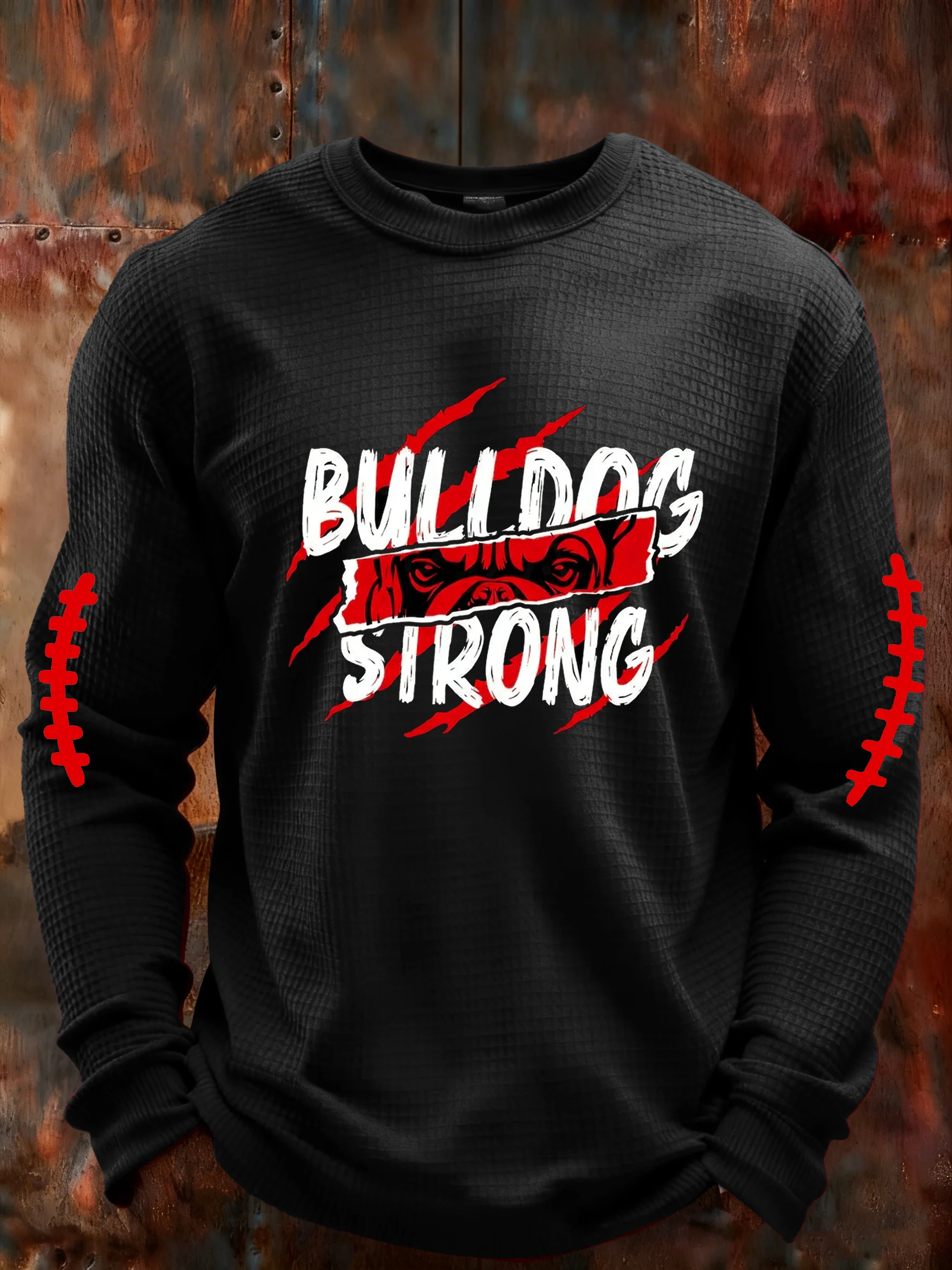 Men's Casual Rugby Print T-shirt