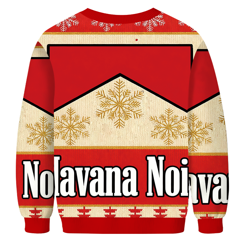 Brand Of Cigarettes Christmas Ugly Sweatshirt