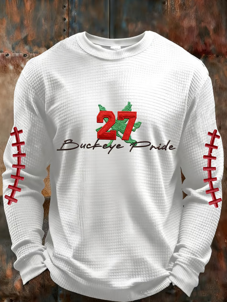 Men's Casual Rugby Print T-shirt  ACE