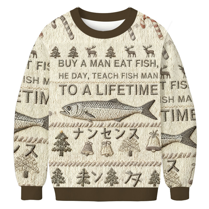 Funny To A Lifetime Christmas Ugly Sweatshirt