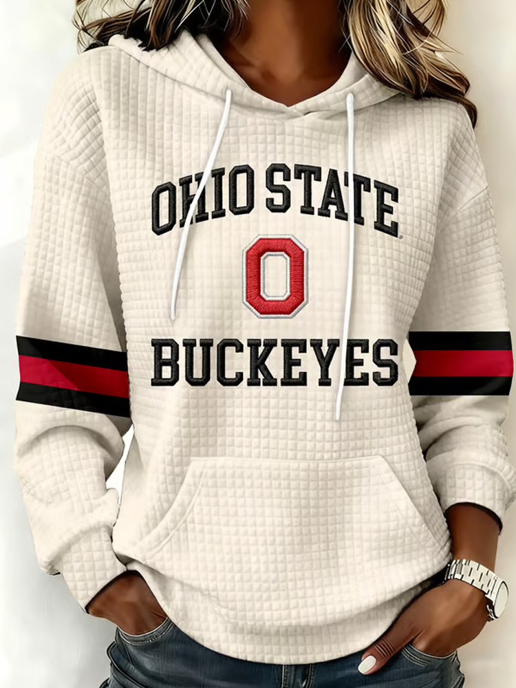 Women's Sunday Funday Football Print Mid Sleeve T-Shirt  ACE