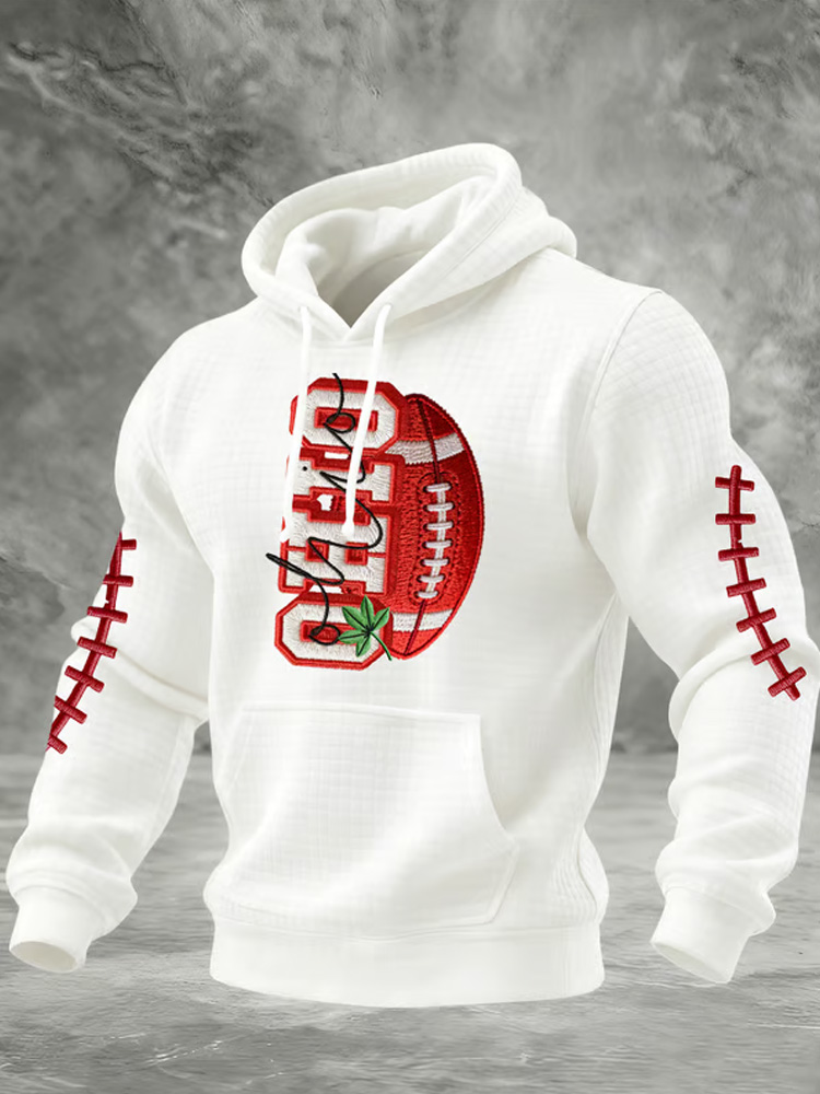 Men's Casual Rugby Print T-shirt  ACE