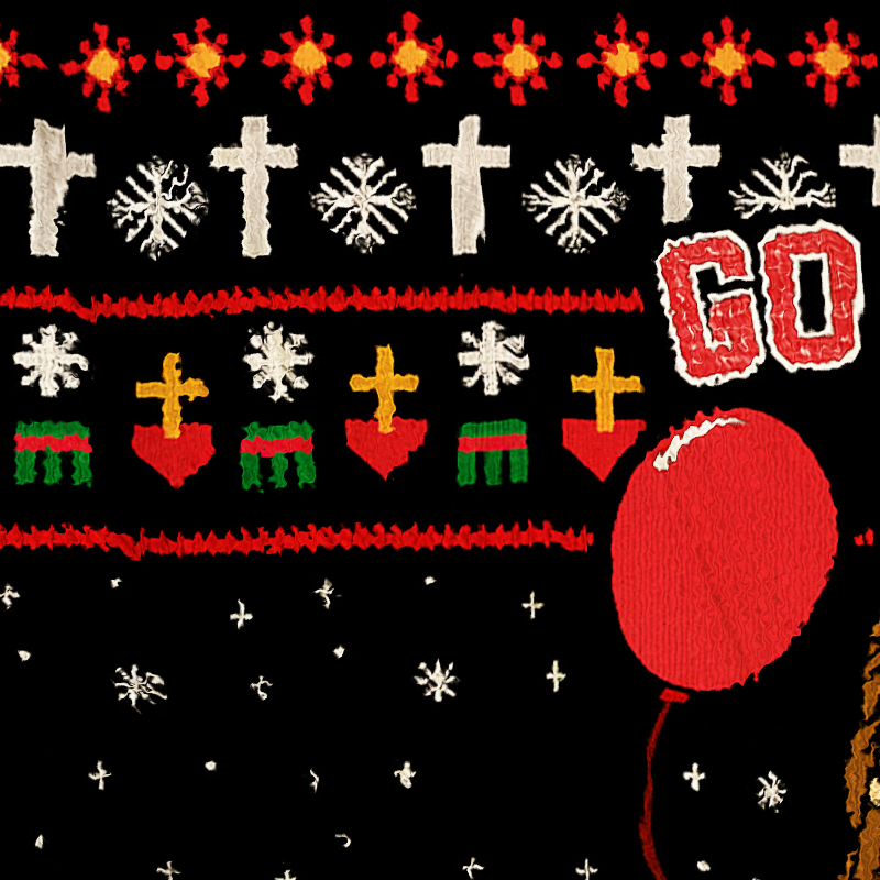 Go Biblical Figure It's Your Birthday Christmas Ugly Sweatshirt