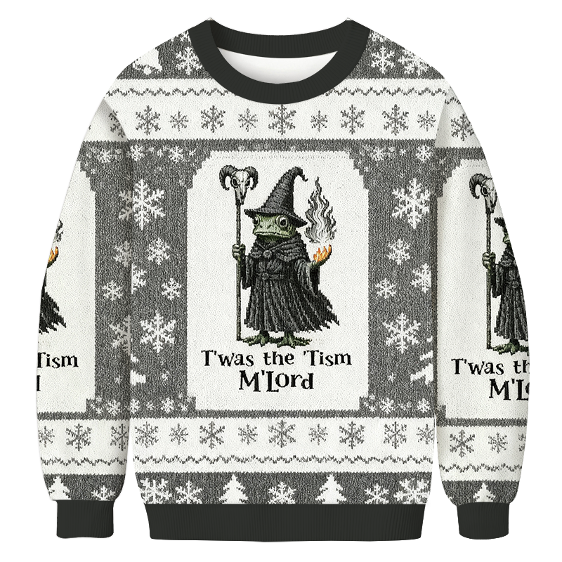 Witch Frog Christmas Ugly Sweatshirt