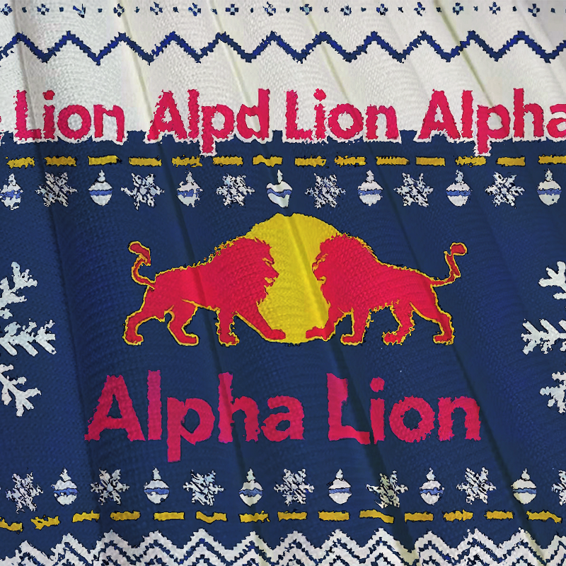 Blue Drink Funny Christmas Ugly Sweatshirt