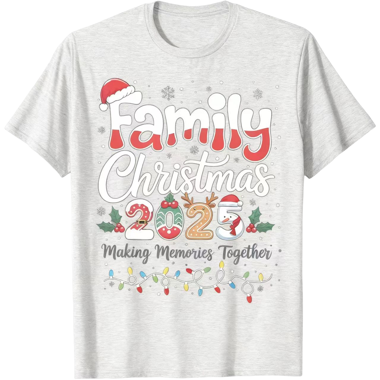 Family Christmas 2025 Matching Outfit Xmas Squad Santa T-Shirt