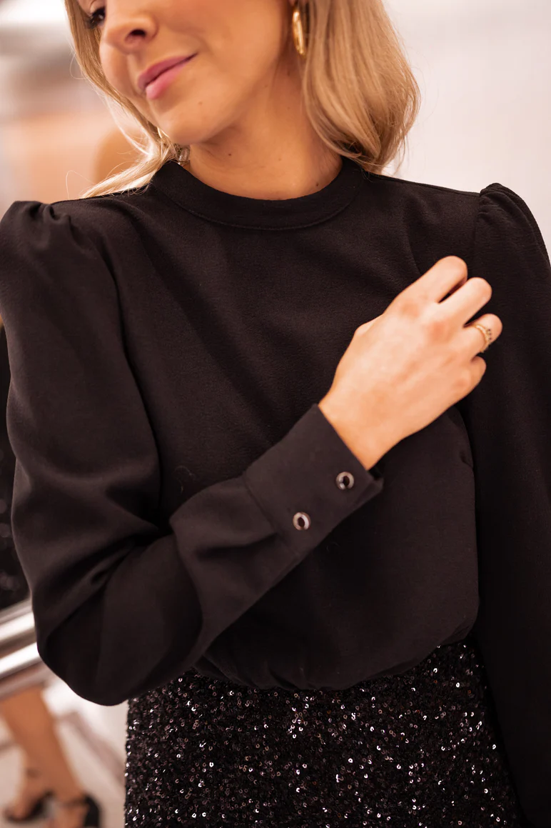 Black Sequin Dress – Elegant & Glam Night-Out Dress