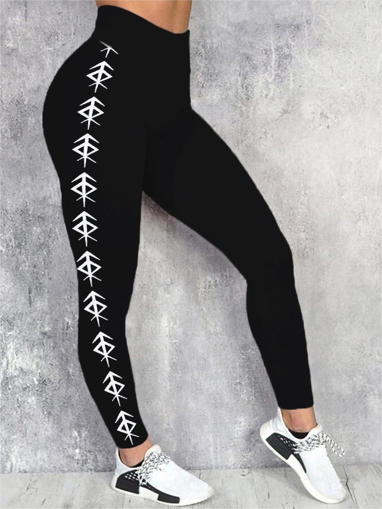 Ancient Viking Art Print Casual Leggings