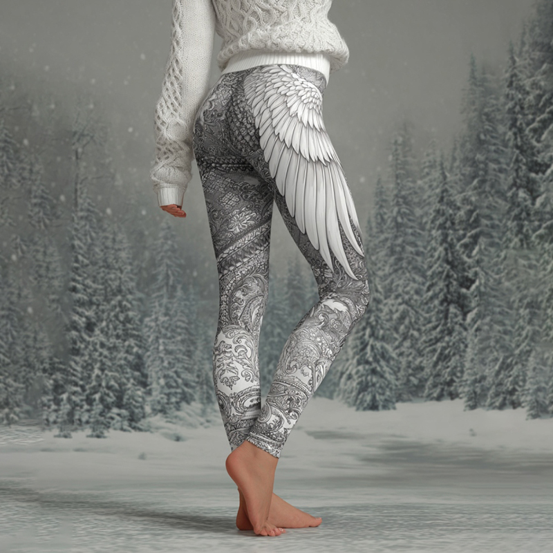 Women's Viking Art Comfort Knitted Leggings