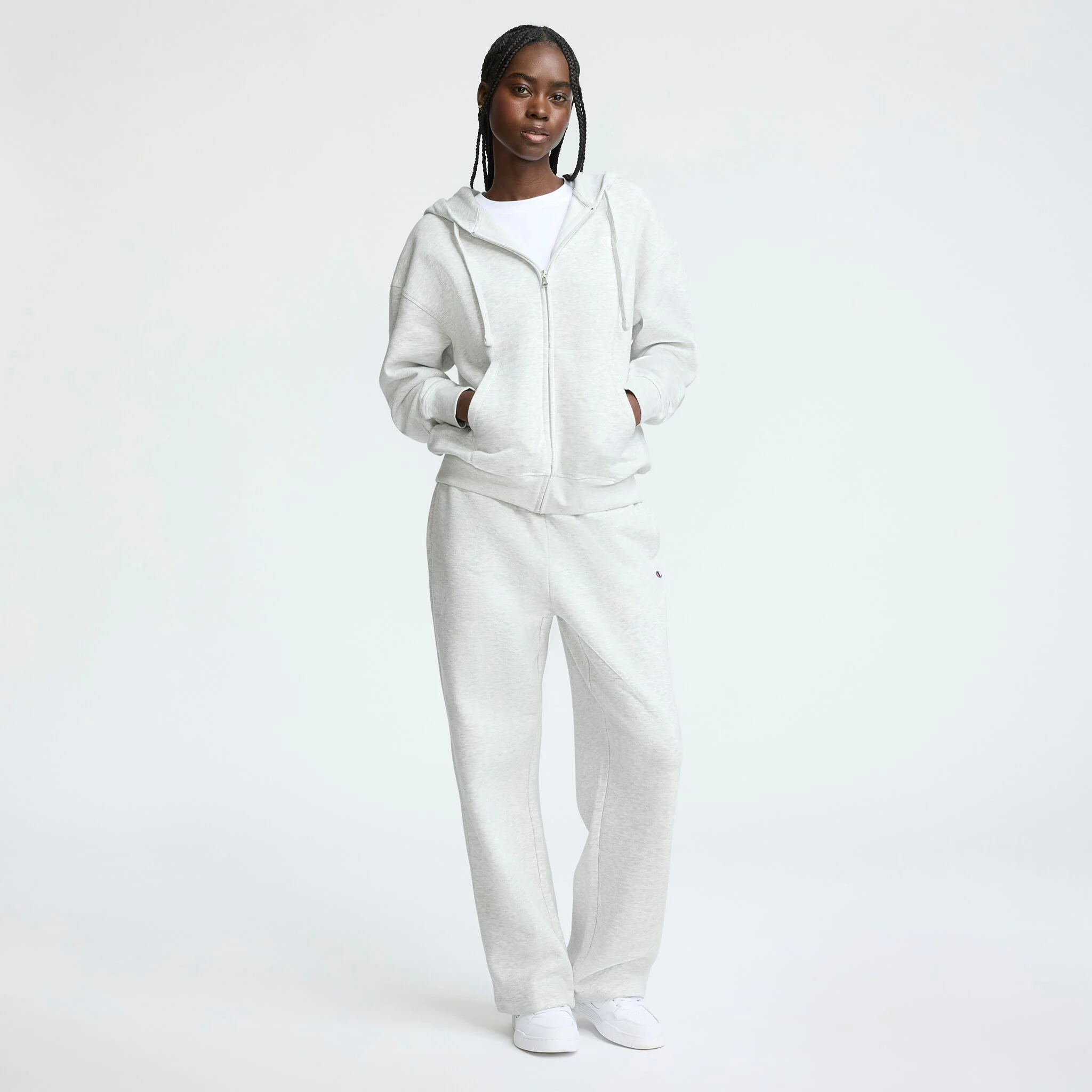 Powerblend Zip-Up Hoodie, C Logo