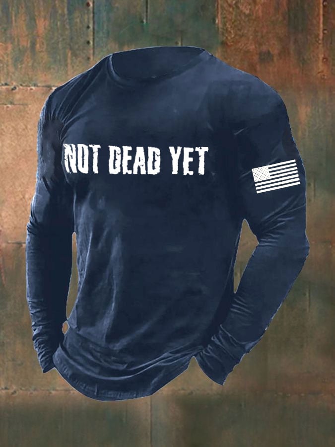 Men's Not Dead Yet Veterans Day Top